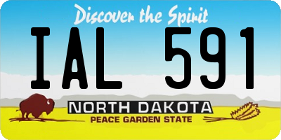 ND license plate IAL591