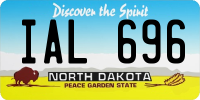 ND license plate IAL696