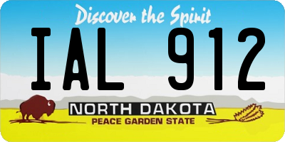 ND license plate IAL912