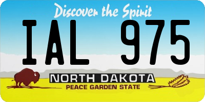 ND license plate IAL975