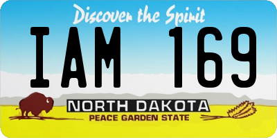 ND license plate IAM169