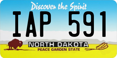 ND license plate IAP591