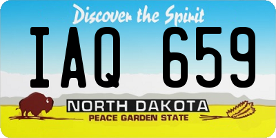 ND license plate IAQ659