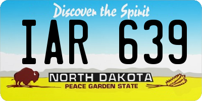 ND license plate IAR639