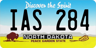 ND license plate IAS284