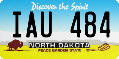 ND license plate IAU484