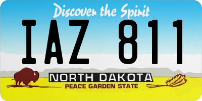 ND license plate IAZ811