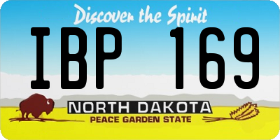 ND license plate IBP169