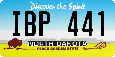 ND license plate IBP441