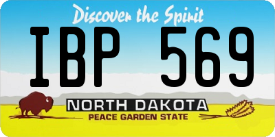 ND license plate IBP569