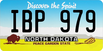 ND license plate IBP979