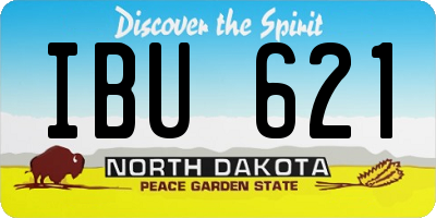 ND license plate IBU621