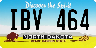 ND license plate IBV464