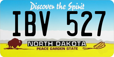 ND license plate IBV527