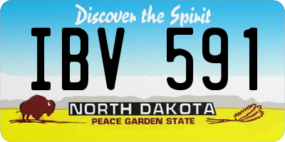 ND license plate IBV591