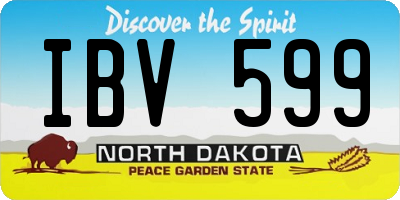ND license plate IBV599