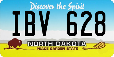 ND license plate IBV628