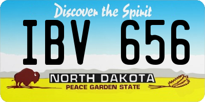 ND license plate IBV656