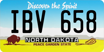 ND license plate IBV658