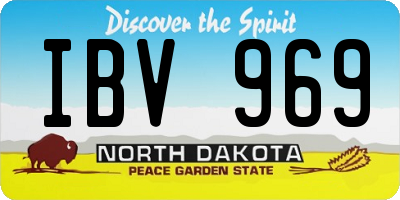 ND license plate IBV969