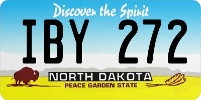 ND license plate IBY272