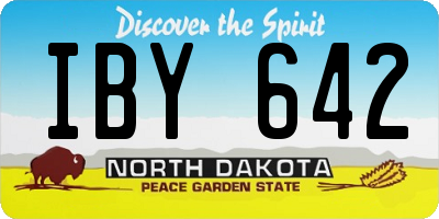 ND license plate IBY642