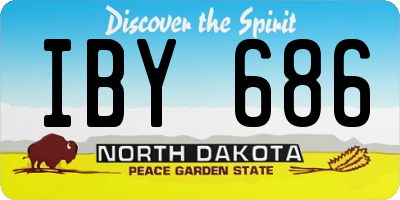ND license plate IBY686