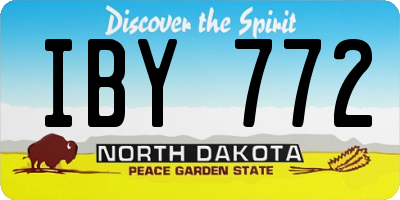 ND license plate IBY772