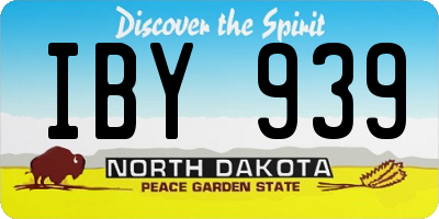 ND license plate IBY939