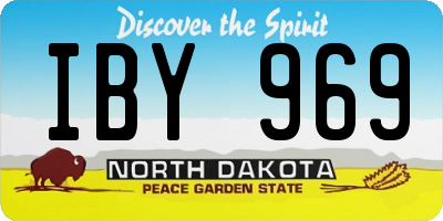 ND license plate IBY969