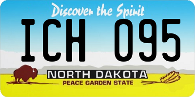 ND license plate ICH095