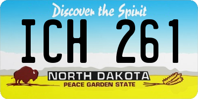 ND license plate ICH261