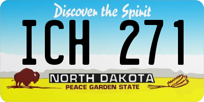 ND license plate ICH271