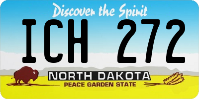 ND license plate ICH272