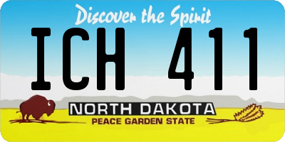 ND license plate ICH411