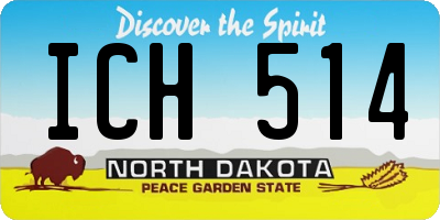 ND license plate ICH514