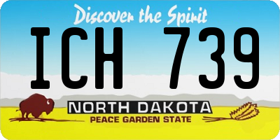 ND license plate ICH739