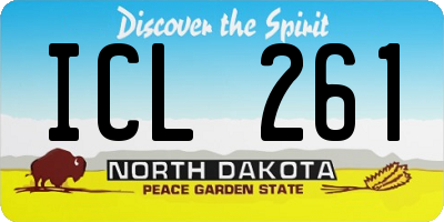ND license plate ICL261