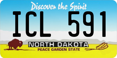 ND license plate ICL591