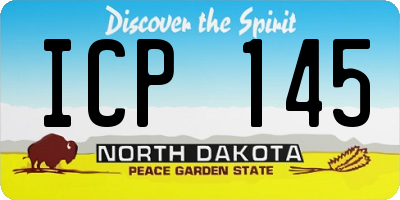 ND license plate ICP145