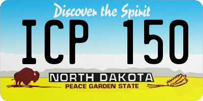 ND license plate ICP150