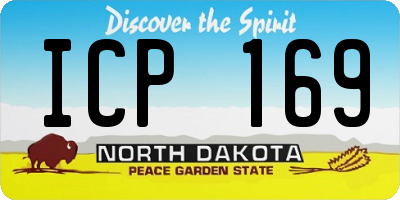 ND license plate ICP169