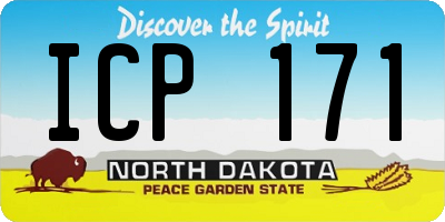 ND license plate ICP171