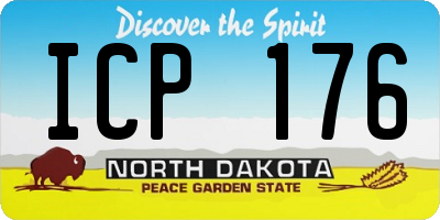 ND license plate ICP176
