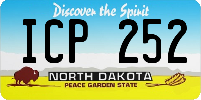 ND license plate ICP252
