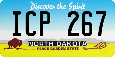 ND license plate ICP267