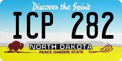 ND license plate ICP282