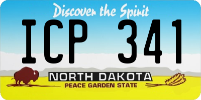 ND license plate ICP341