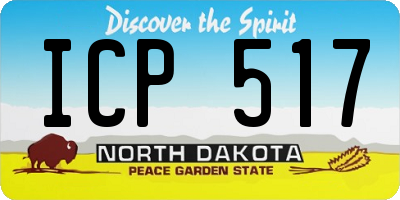 ND license plate ICP517