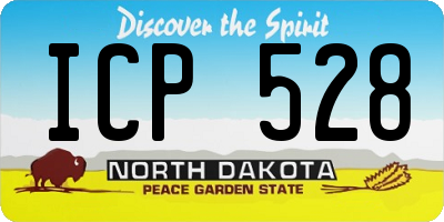 ND license plate ICP528